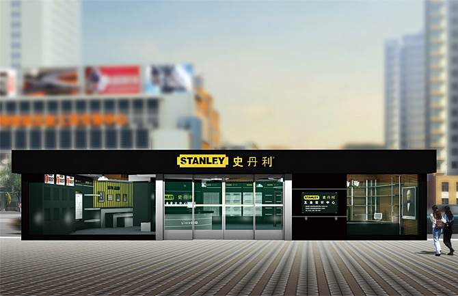 黑眼睛廣告為史丹利設(shè)計(jì)的展廳外景