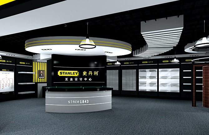 黑眼睛廣告為史丹利設(shè)計(jì)的展廳內(nèi)景