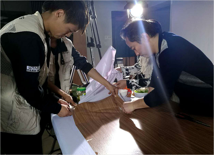 漢美馳雙盤早餐機(jī)視頻拍攝現(xiàn)場