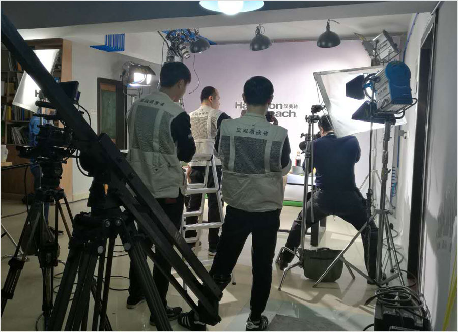 漢美馳雙盤早餐機(jī)視頻拍攝現(xiàn)場